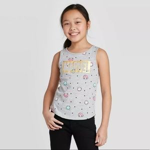 Marvel Muscle Tank Dot Heads Heather Size XL Girls
